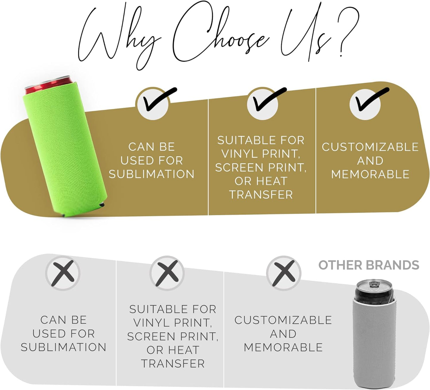 Slim Can Cooler Sleeves 12 Pack - Blank Skinny Can Cooler 12Oz Foldable - Neoprene Can Cooler - Slim Can Insulator, Slim Beverage Cooler for Beer & Soda - Sublimation Can Cooler (Assorted)